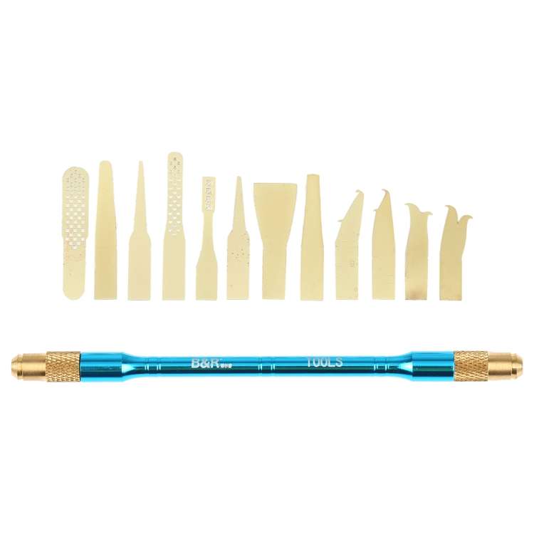 B&R C-013 13 in 1 Multi-Function CPU Glue Disassemble Knife Set