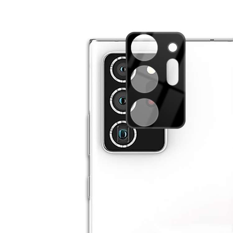 For Samsung Galaxy Note20 Ultra mocolo 0.15mm 9H 2.5D Round Edge Rear Camera Lens Temp ... (Black)