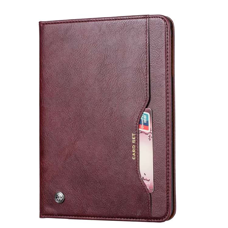 Knead Skin Texture Horizontal Flip Leather Case for Galaxy Tab S5e 10.5 T720 / T725 ... (Wine Red)