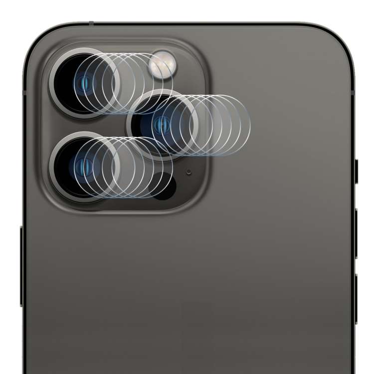 For iPhone 13 Pro / 13 Pro Max 5 Set ENKAY Hat-Prince Case Friendly Tempered Glass Camera Lens Fil