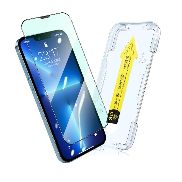 For iPhone 13 mini ENKAY Quick Stick Eye-protection Tempered Glass Film
