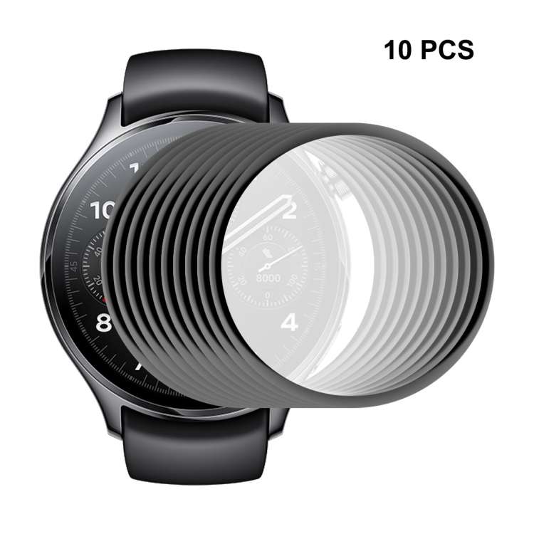 10 PCS For Xiaomi Watch S1 Pro ENKAY 3D Full Coverage Screen Protector Film