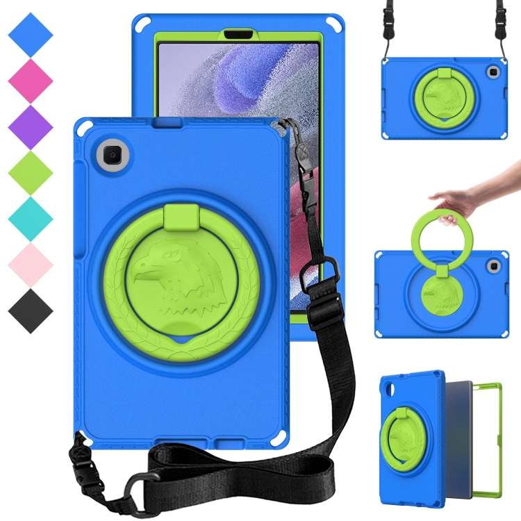 For Samsung Galaxy Tab A7 Lite T220/T225 2020 EVA Hybrid PC Shockproof Tablet Case with ... (Blue)