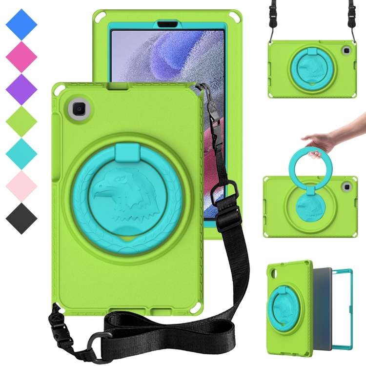 For Samsung Galaxy Tab A7 Lite T220/T225 2020 EVA Hybrid PC Shockproof Tablet Ca ... (Grass Green)