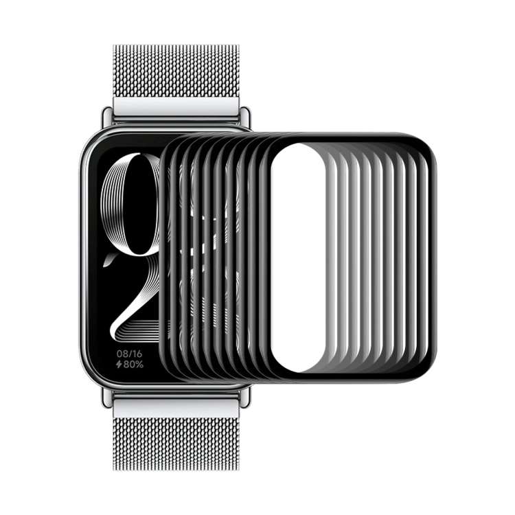 For Xiaomi Mi Band 8 Pro 10pcs ENKAY ENKAY 3D Full Coverage Soft PC Edge PMMA HD Screen Film