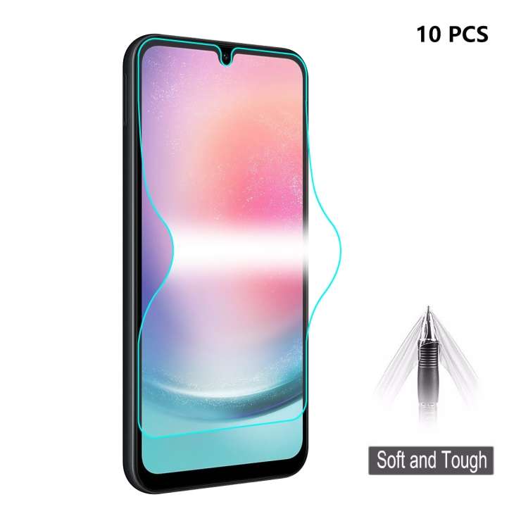 For Samsung Galaxy A24 4G / M04 / M54 10pcs ENKAY Hat-Prince Full Glue Coverage Soft Explosion-pro