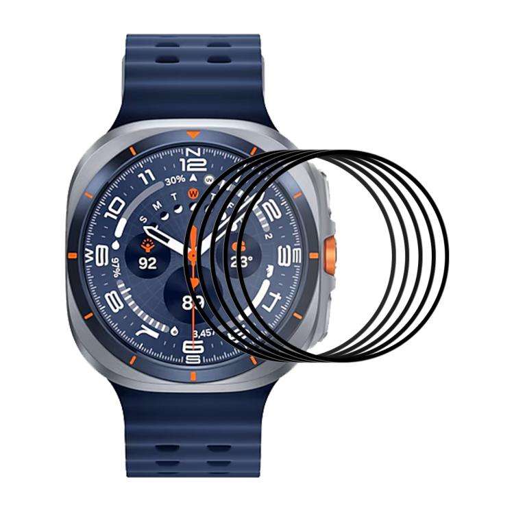For Samsung Galaxy Watch Ultra 47mm / Ultra 2025 5pcs ENKAY 3D Full Coverage Soft PC Edge PMMA HD