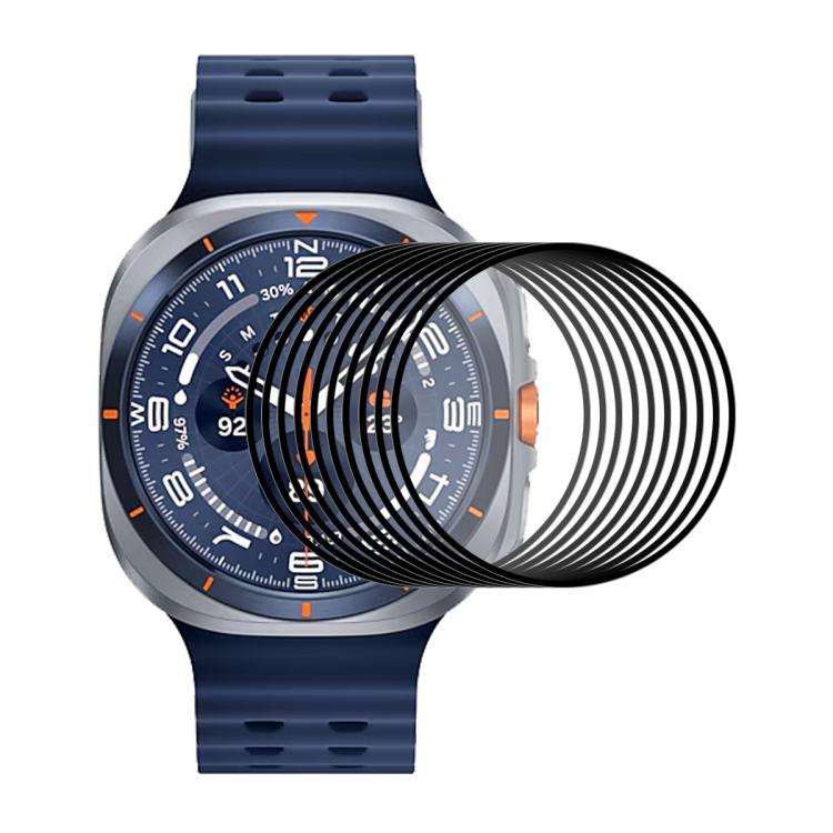 For Samsung Galaxy Watch Ultra 47mm / Ultra 2025 10pcs ENKAY 3D Full Coverage Soft PC Edge PMMA HD