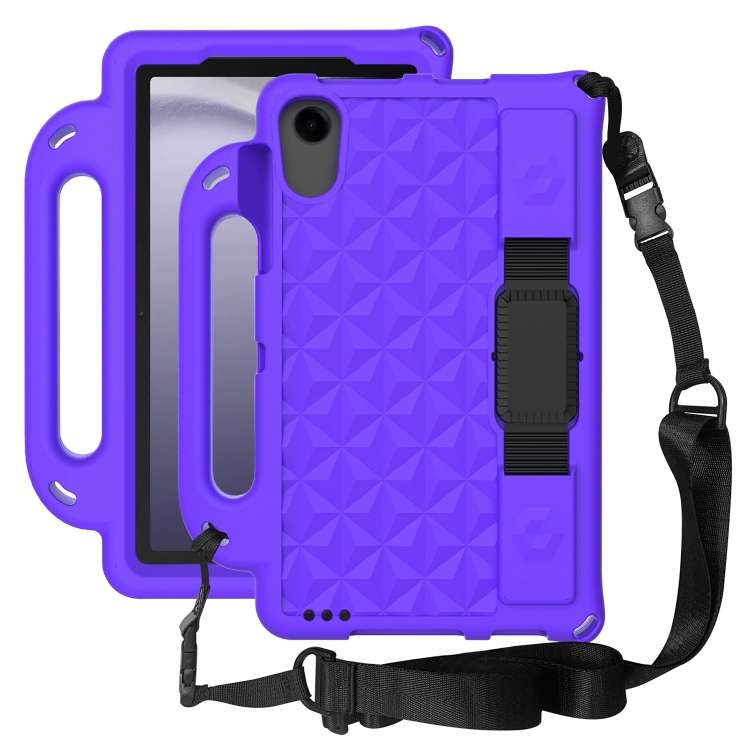 For Samsung Galaxy Tab A11 / A9 Diamond Series EVA Shockproof Sleeve Tablet Case(Purple)