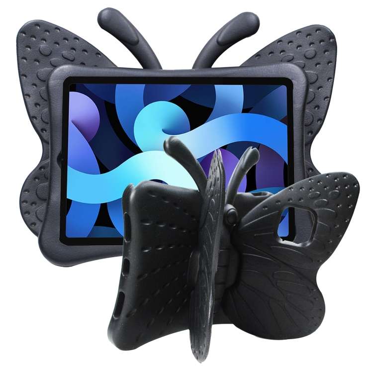 For iPad Pro 11 2025 / 2024 Butterfly Bracket Kids EVA Shockproof Tablet Case(Black)