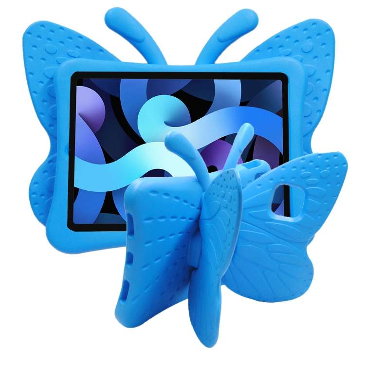 For iPad Pro 11 2025 / 2024 Butterfly Bracket Kids EVA Shockproof Tablet Case(Blue)