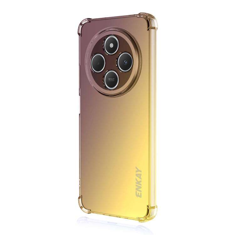 For Redmi 14C ENKAY Hat-Prince Gradient Airbag TPU Phone Case(Purple Gold)