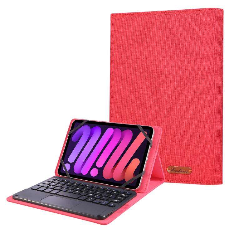 For 7-8 inch Fabric Texture Horizontal Flip Leather Universal Tablet Case(Red)