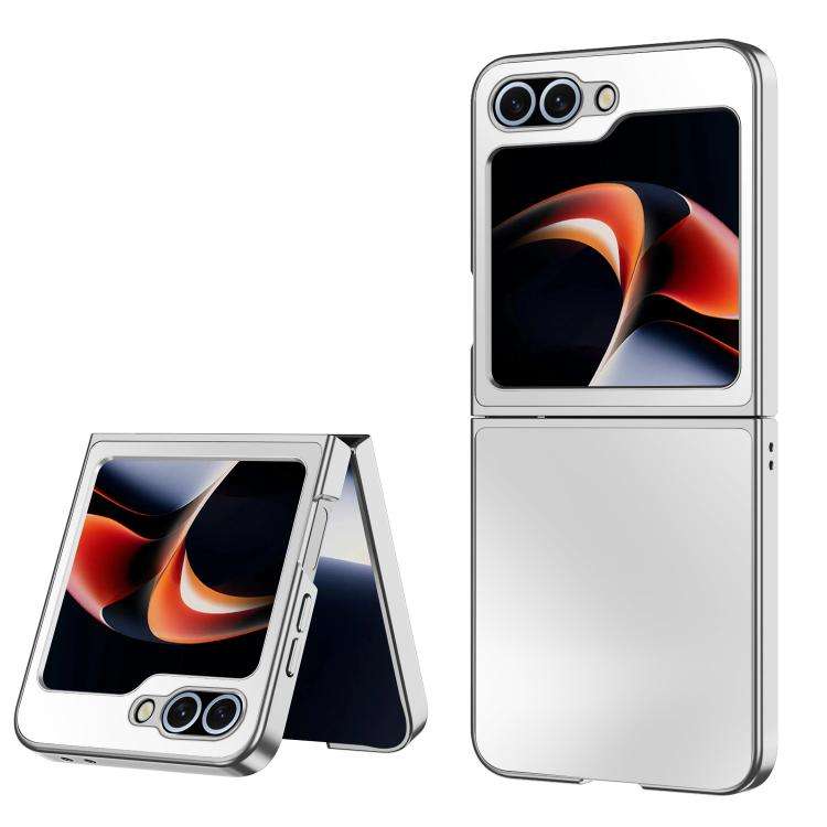 For Samsung Galaxy Z Flip7 5G AG Frosted Folding Shockproof Phone Case(Silver)