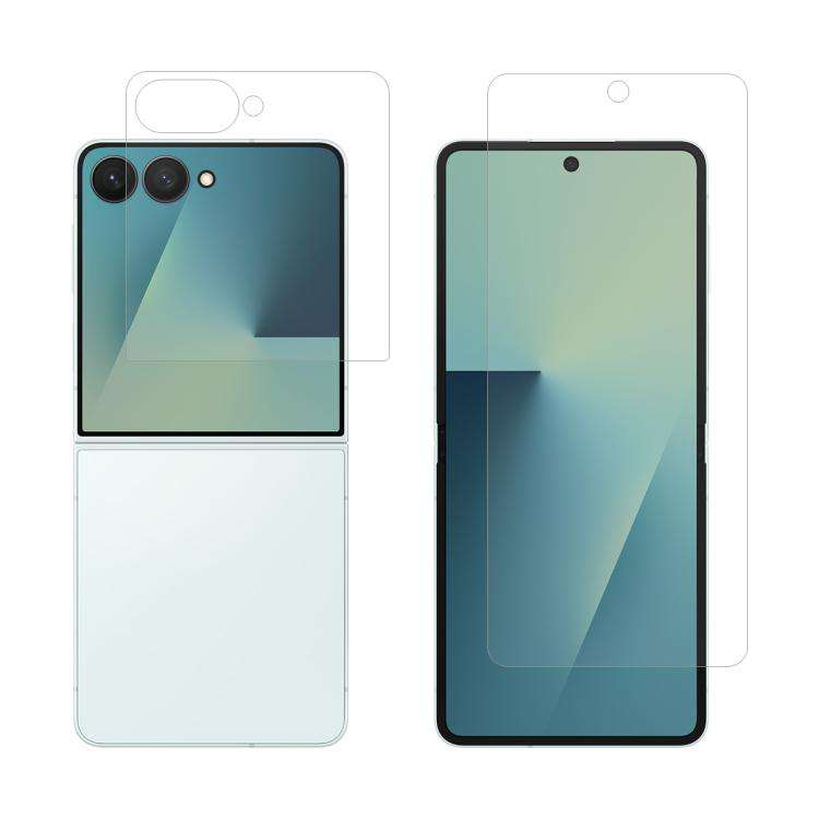 For Samsung Galaxy Z Flip7 / Flip7 FE ENKAY Hat-Prince Front Back Full Glue Coverage No Crease Ela