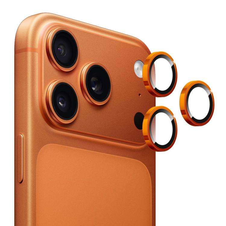 For iPhone 17 Pro / 17 Pro Max ENKAY AR Anti-reflection Camera Lens Glass Full Film(Orange)