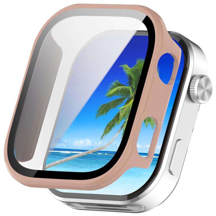 For Redmi Watch 6 Tempered Film Integrated PC Watch Protective Cover(Cherry Pink)
