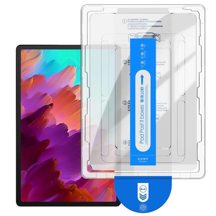 For Lenovo Xiaoxin Pad Pro 12.7 / Tab P12 Easy Install Box Dust-Free Curved Edge HD Tempered Glass