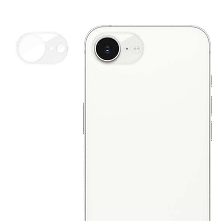 For iPhone 17e / 16e Kalebol Transparent HD Anti-Fingerprint AR Integrated Camera Lens Tempered Gl