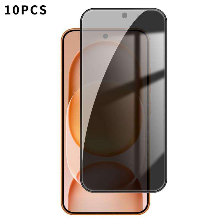 For Honor Magic8 Pro Air 10pcs Kalebol High-Aluminum Screen-Printed Full-Coverage Black-Border Pri