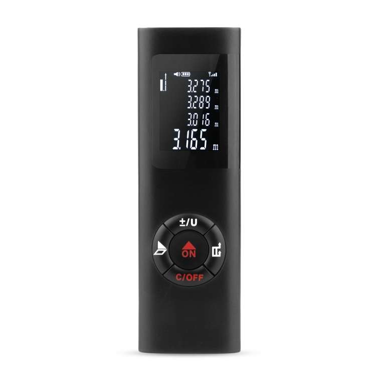 JQ-40 Mini Laser Distance Meter 40m Rechargeable Digital Handheld Laser Rangefinder Portable Laser