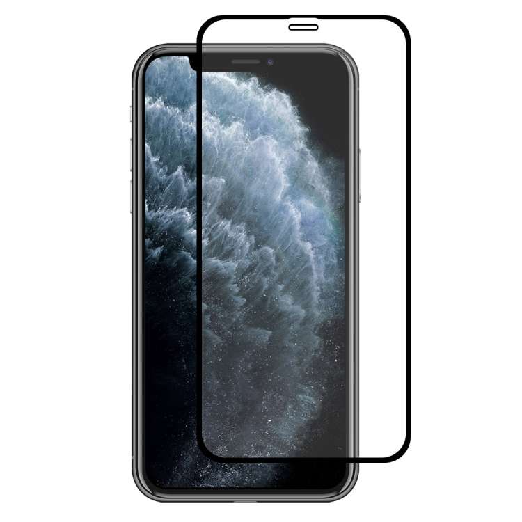 For iPhone 11 Pro / XS / X ENKAY Hat-prince Full Glue 0.26mm 9H 2.5D Tempered Glass Full Coverage