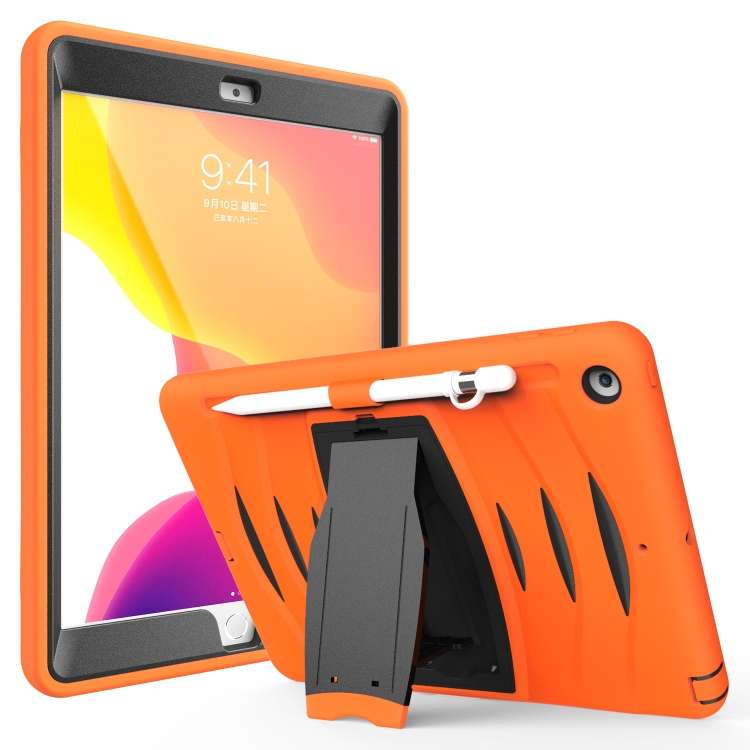 For Galaxy S5e 10.5 (2019) T720 360 Degree Rotation PC + Silicone Protective Case wit ... (Orange)
