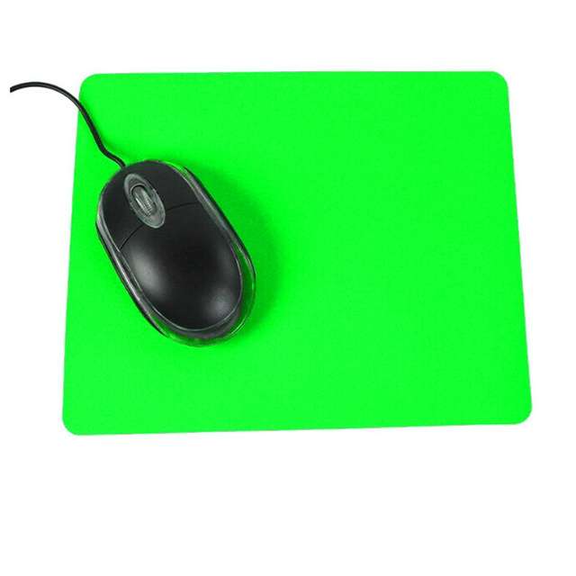 10 PCS Optical Solid Color Office Computer Anti-Slip Wrist Rests Mouse Pad(Green)