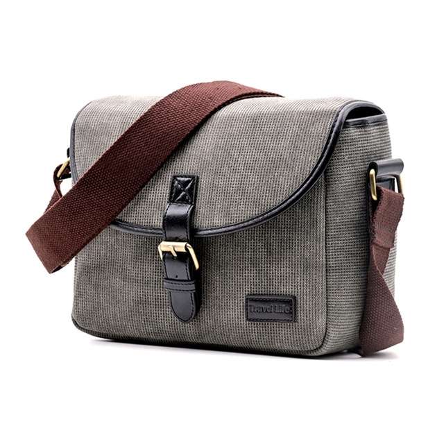 Retro Photo Camera Bag Case Cover For Canon EOS 200D 77D 7D 80D 800D 1300D 6D 70D 760D ... (Gray)