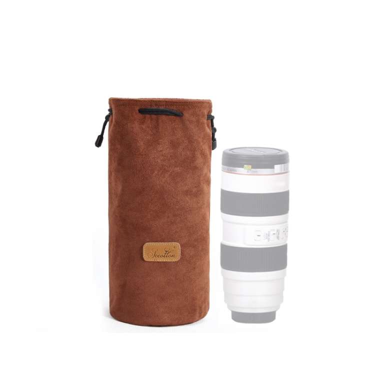 S.C.COTTON Liner Shockproof Digital Protection Portable SLR Lens Bag Micro Single Camera Bag Round