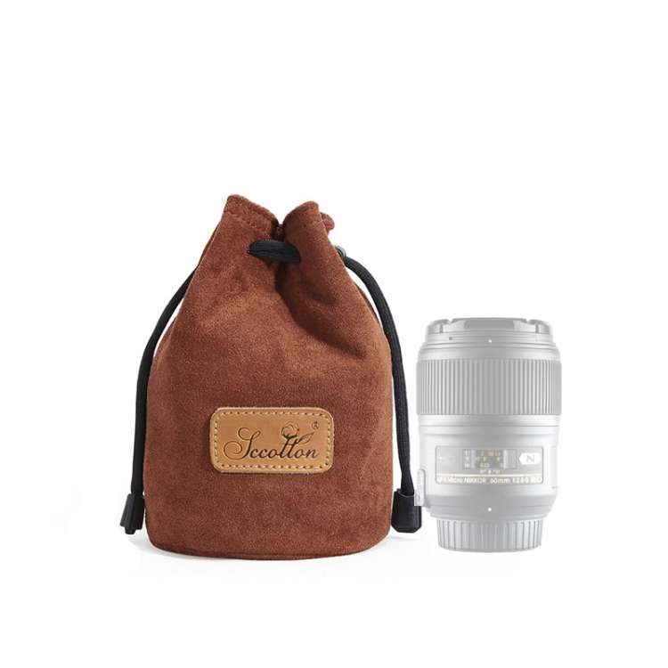 S.C.COTTON Liner Shockproof Digital Protection Portable SLR Lens Bag Micro Single Camera Bag Round