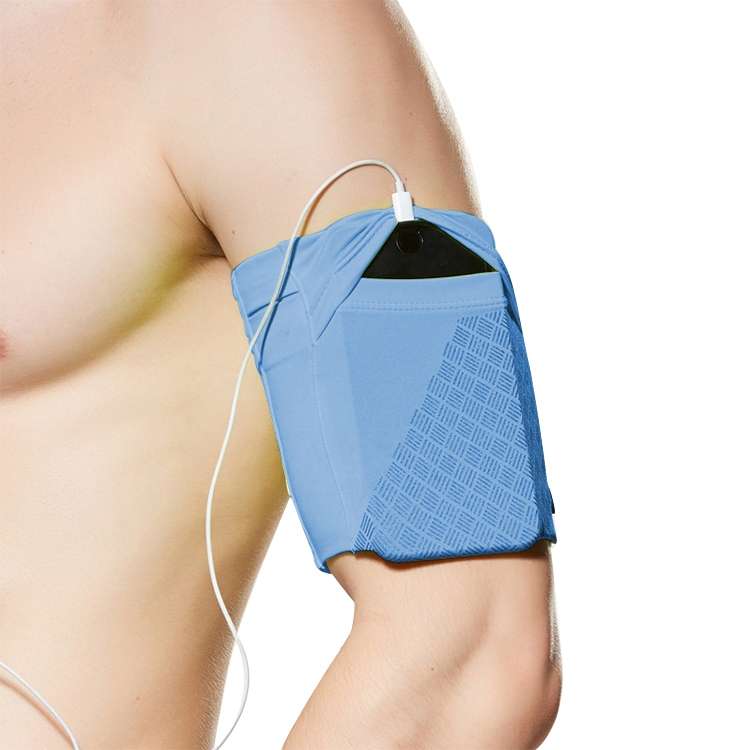 Reflective Motion Arm Bag Close Mobile Phone Bag, Size:S(Blue)