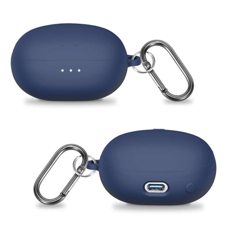 2 PCS GS088 For Anker Soundcore Liberty Air 2 Pro Wireless Headset Silicone Anti-D ... (Dark Blue)