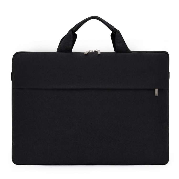 Portable Notebook Bag Multifunctional Waterproof and Wear-Resistant Single Shoulder Co ... (Black)
