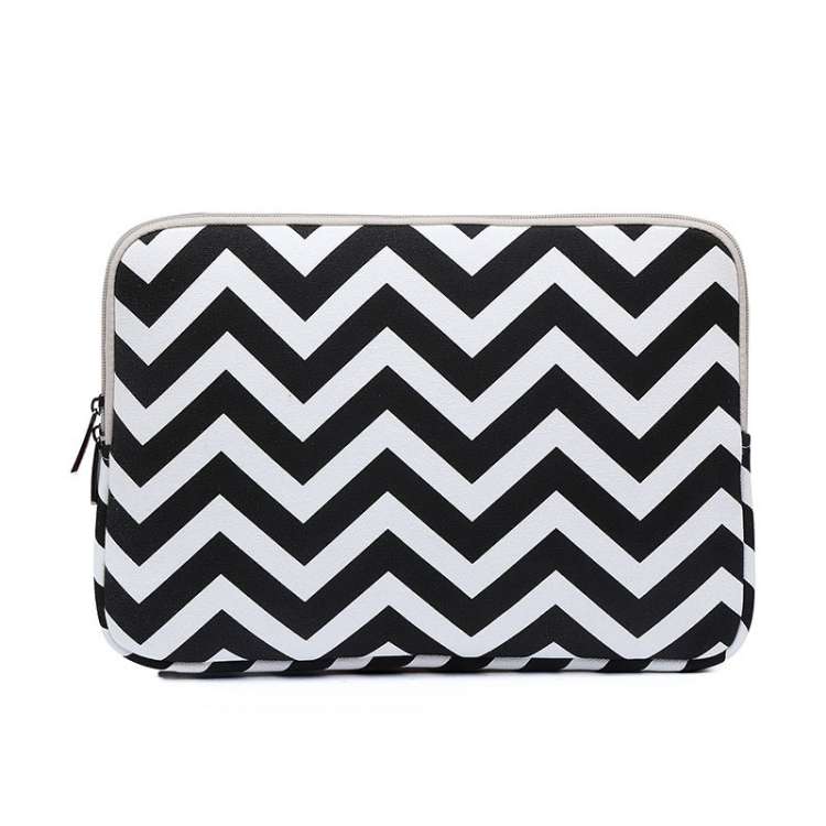 LiSEN LS-525 Wavy Pattern Notebook Liner Bag, Size: 10 inches(Black)
