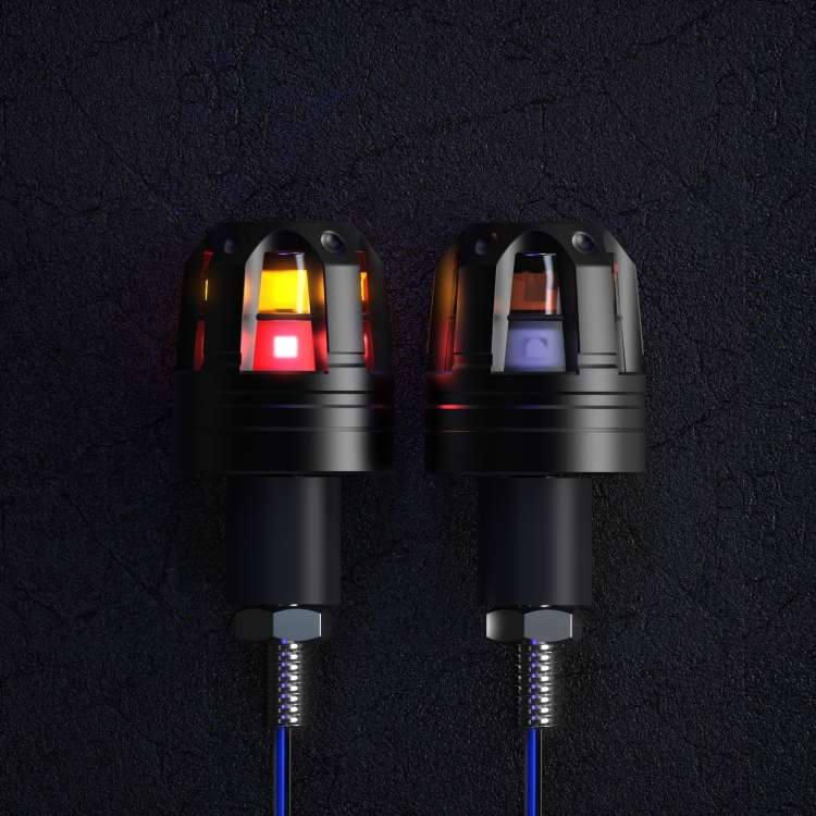 Motorcycle Universal Modified LED Hand Blocks Light(Double Lamp Red)
