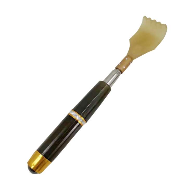 Magnetic Tickling Retractable Back Scratcher(Ink Green)