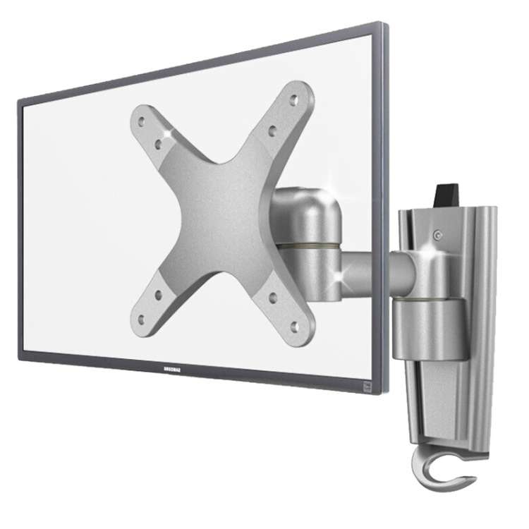 Gibbon Mounts L03 Aluminum Alloy Quick Release Computer Monitor Wall Mount Bracket (Silver Gray)