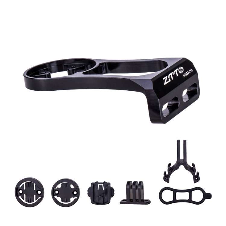 ZTTO Mountain Bike Stopwatch Mount Bicycle Extension Stand, Color: Black