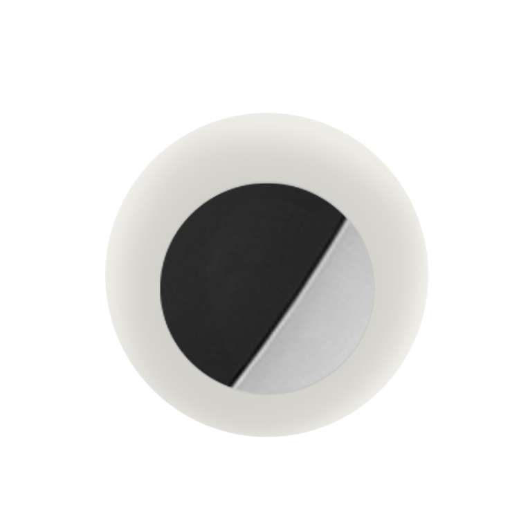 Pet Locator Tracker Silicone Cover For AirTag 2nd Gen / AirTag 1st Gen, Size: L (Lime White)