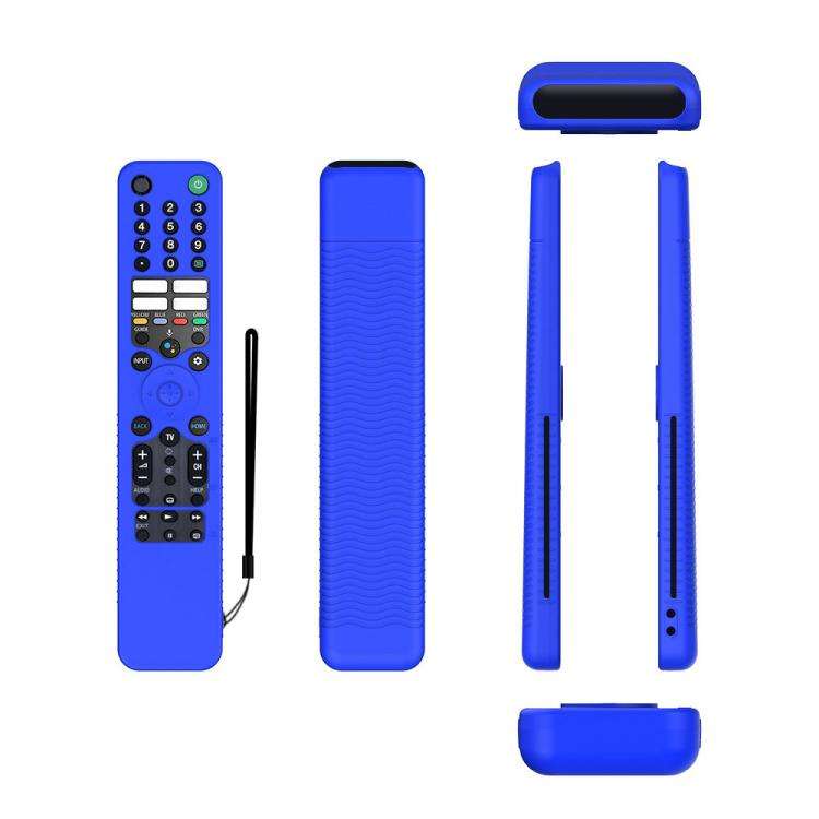 For Sony RMF/MG3-TX520U Y52 Voice Remote Anti-Drop Silicone Protective Cover(Blue)