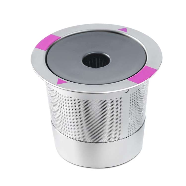 For Keurig Coffee Maker Reusable Filter Cup Stainless Steel Single Hole K Cup