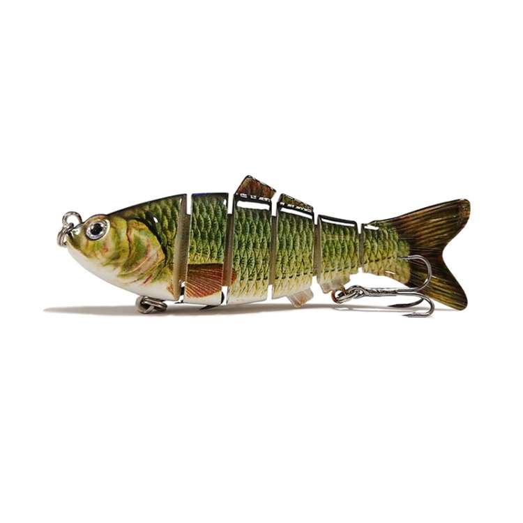 LK001-02 10cm Multi-sectional Bionic Bait Hook Long-distance Casting Sea Fishing Fake Lures