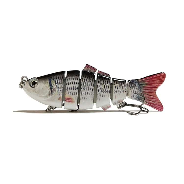 LK001-04 10cm Multi-sectional Bionic Bait Hook Long-distance Casting Sea Fishing Fake Lures