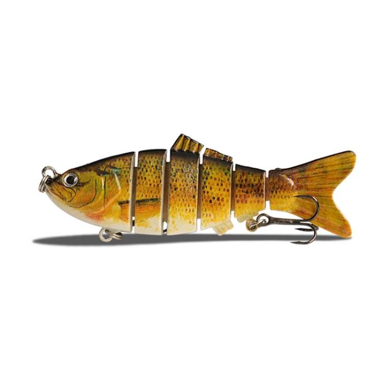 LK001-12 10cm Multi-sectional Bionic Bait Hook Long-distance Casting Sea Fishing Fake Lures
