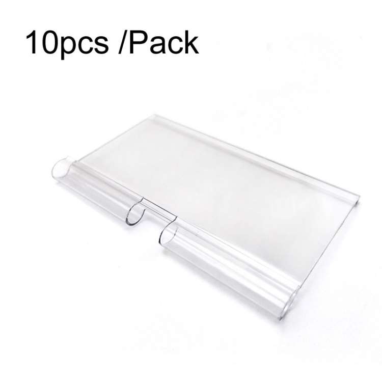 10pcs /Pack Label Strip Supermarket Display Price Sign, Size: 40 x 60mm