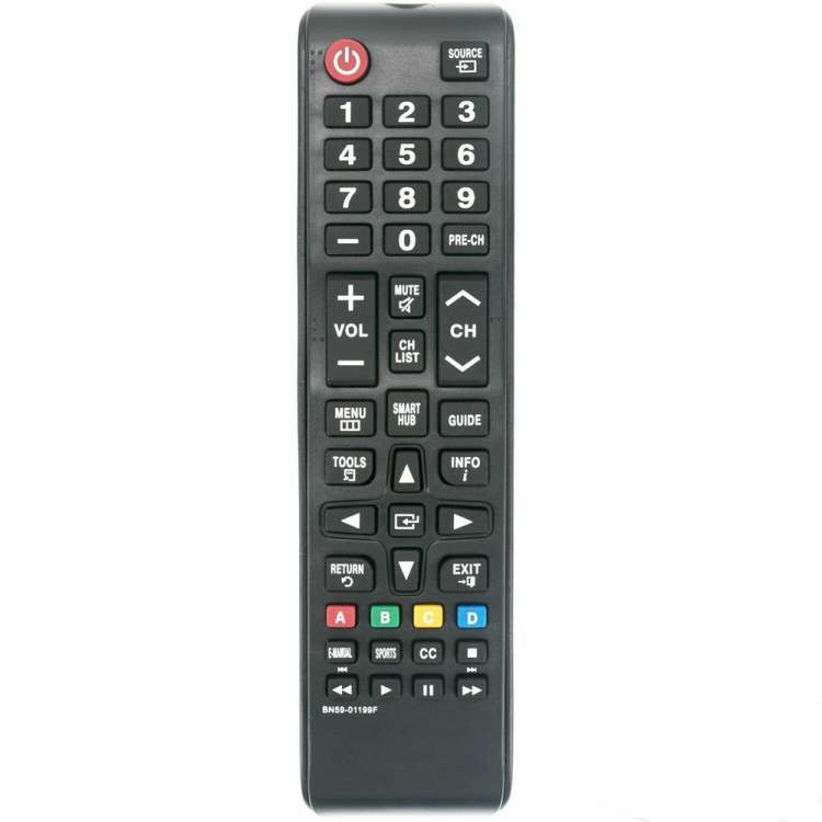 BN59-01199F For Samsung LED LCD Smart TV Remote Control Replacement (Black)