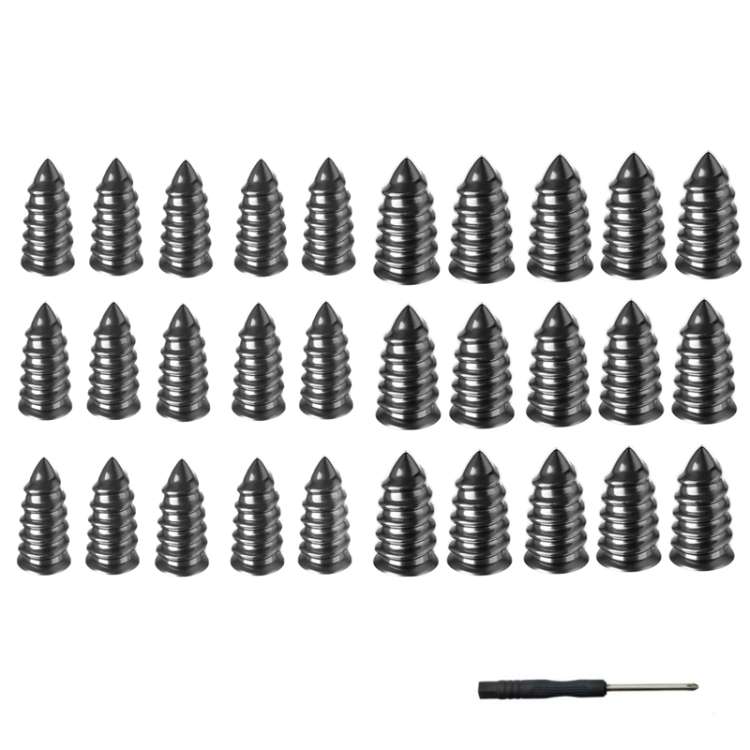 Electric Motorcycle Vacuum Tire Repair Nails, Set: 15pcs Small + 15pcs Large+ Screwdriver