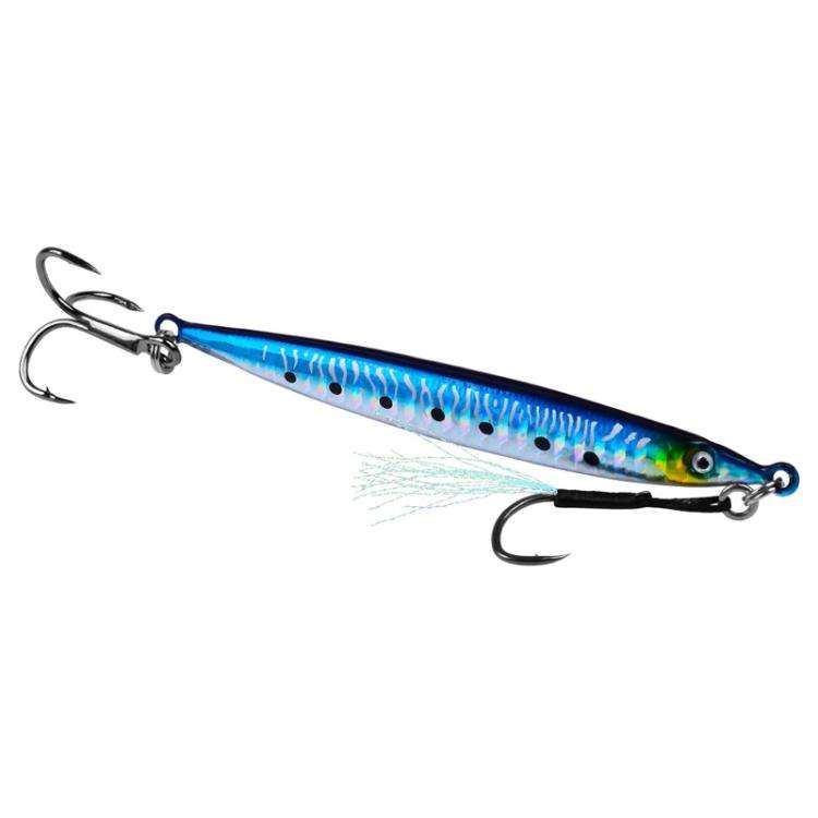 14G PROBEROS LF151 Long-Distance Casting Sinking Lure 3D Fast-Draw Sea Fishing Mackerel Hook(B)