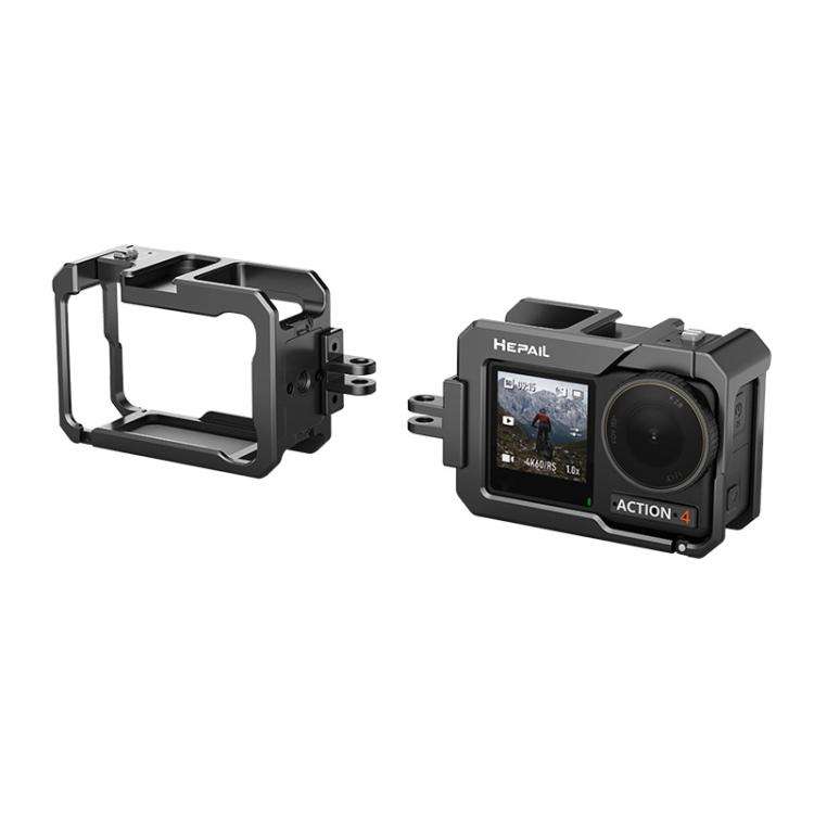 For DJL Action 4 / 3 HEPAIL C-AC4 Metal Rabbit Cage Anti-fall Heat Dissipation Protection Frame